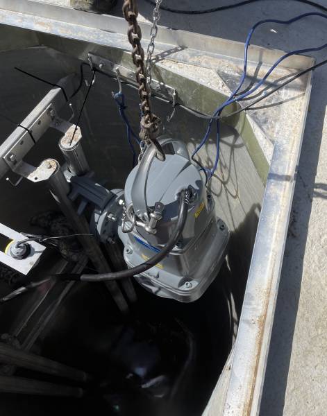 Mise en service d’une station d’eaux usées TOP 80 avec pompes Concertor