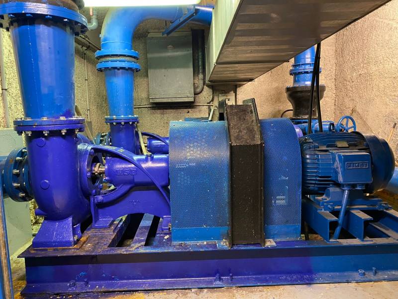 Repose sur site et remise en service de pompes KSB ETA D 250/29 NA